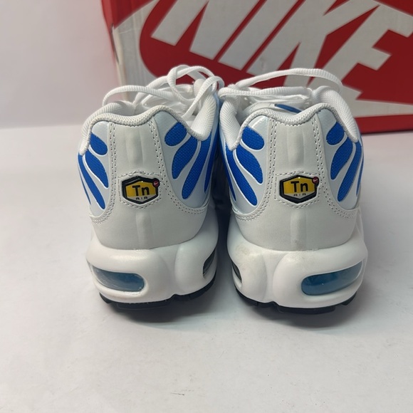 New Nike Air Max Plus Blue and White Sneakers men’s size 8 - Picture 5 of 6